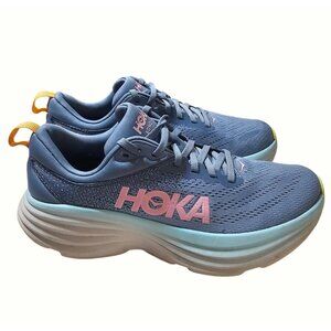 Hoka One Womens Bondi 8 1127952 SSK Shadow Dusk Blue Running Shoes Sneakers 7.5B